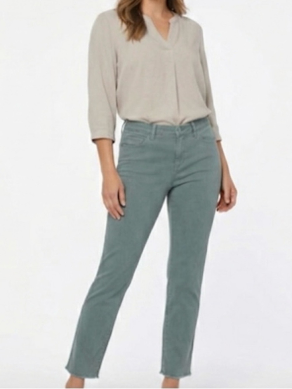 NYDJ Women's Convertible Ankle Jeans - Soft Blue